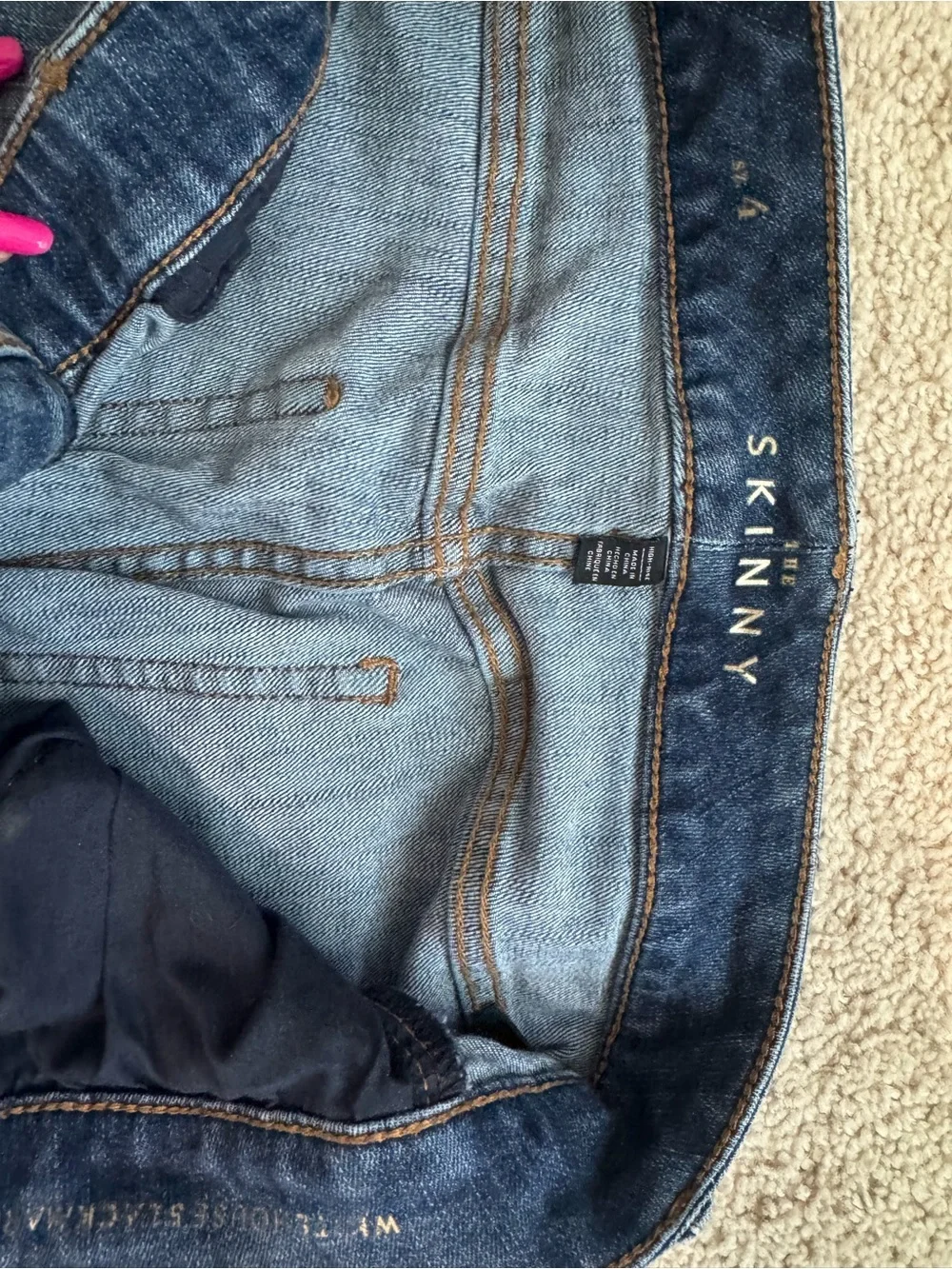 Women’s WHBM jeans. Like new. Lot of three size 4 to 6.